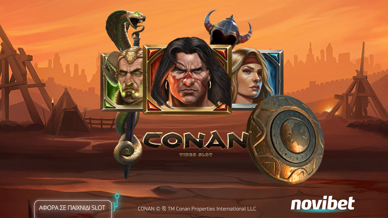 Το πολυαναμενόμενο «Conan» έφτασε στο live καζίνο της Novibet!