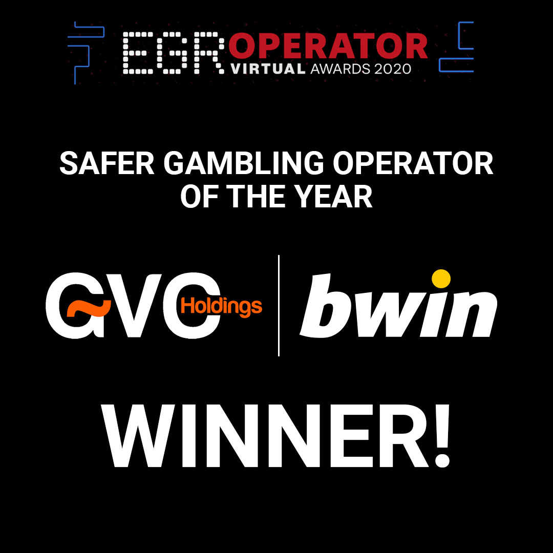 H GVC Holdings bwin κατακτά την κορυφαία διάκριση:  «Safer gambling operator of the year»