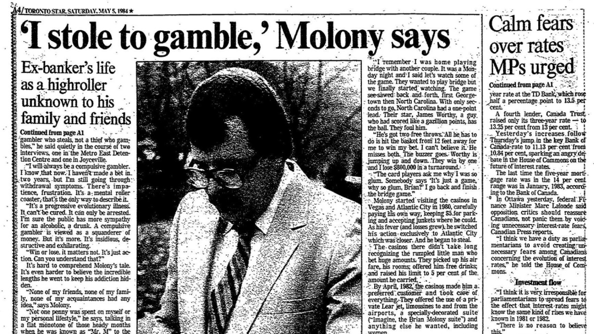 Brian Molony: Ο άνθρωπος που υπεξαίρεσε πάνω από 10 εκατ. για να τζογάρει