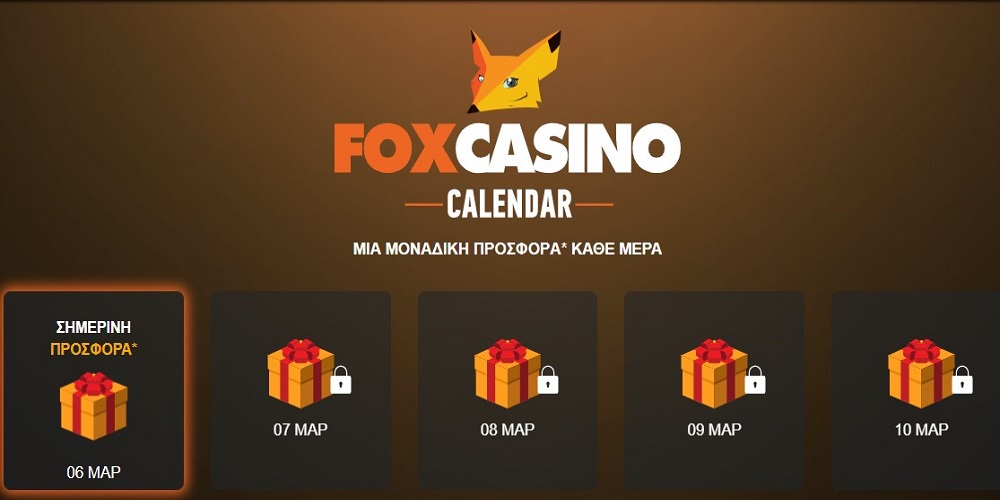 Foxcasino Calendar