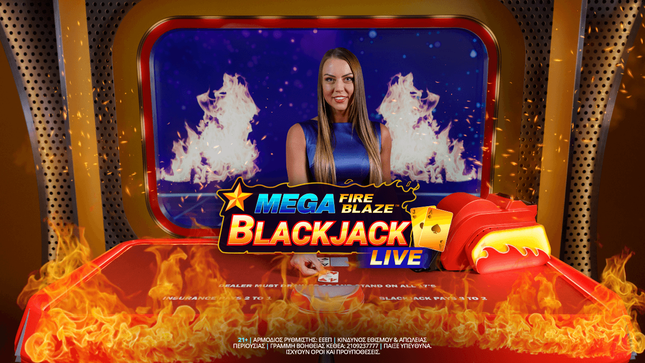 To Mega Fire Blaze Blackjack Live ήρθε στη Novibet!