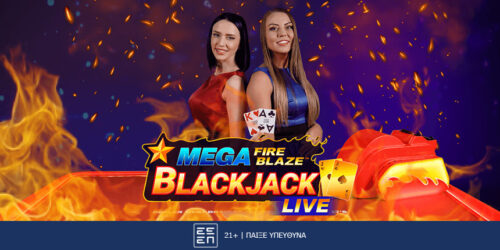 To Mega Fire Blaze Blackjack Live παίζει στη Novibet!